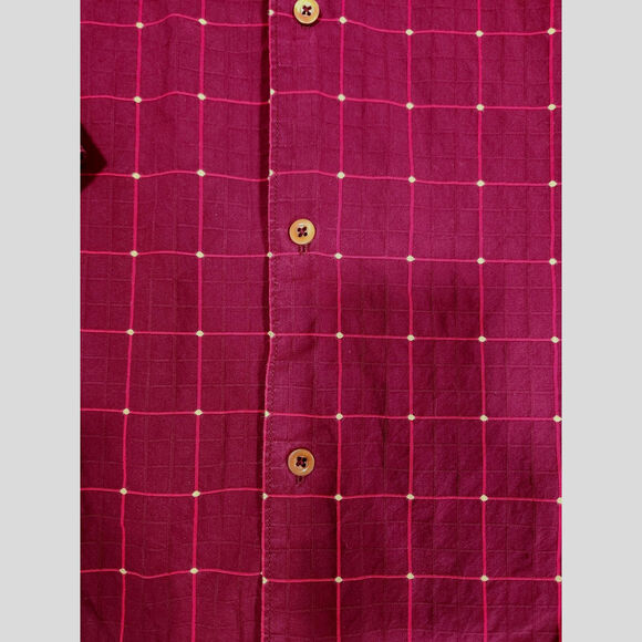 Martin Gordon Dress Shirt - Men's Large - Purple Design - Picture 2 of 6